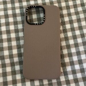 Casetify Iphone 15 Pro Max Leather Case